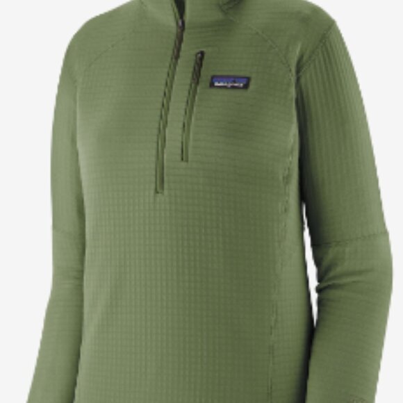 Patagonia Other - GUC Patagonia R1Fleece Pullover 1/2 Zip Mens Small Green